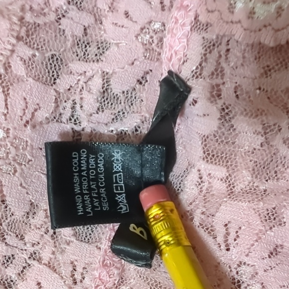 Baby Pink Sheer Lace Chemise Nighty - Picture 8 of 8